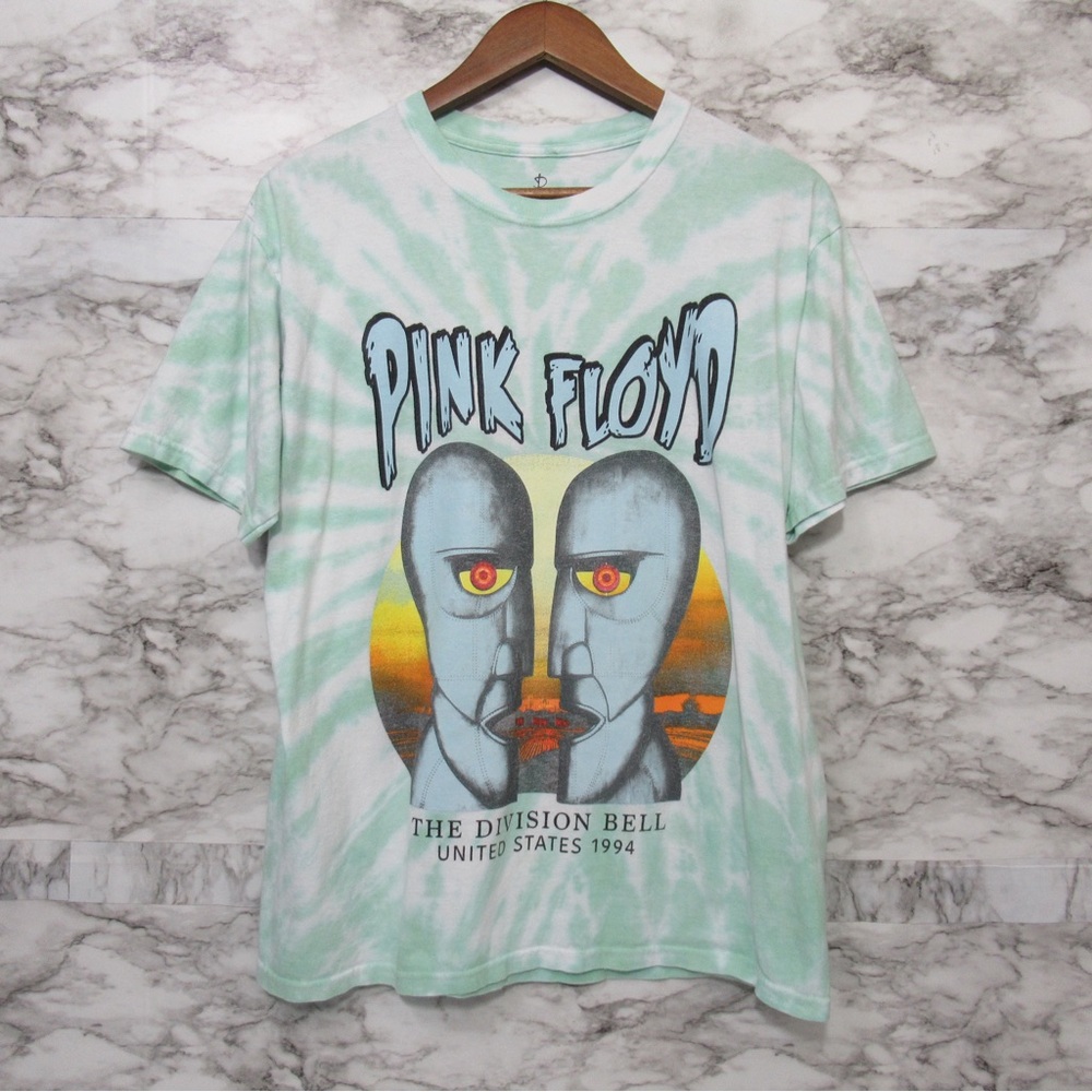 Pink Floyd Green Tie Dye Tee Shirt Size XL